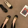 Sapatos casuais de alta qualidade mary jane feminino 2024 retro estilo britânico sola plana feminina fivela de fivela zapatos
