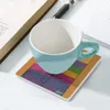 TABLEATES Je suis Harmony Ceramic Coasters (carré) Original Mignon Tup Mug Mat Taheder