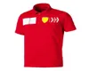 نسخة F1 Car Fan Person Team Shortsleeved Polo Shirt Men039S Lapel Tshirt Car Sails New Polo Shirt1173116