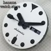 Guarda kit di riparazione 29 mm Black White Dials con mano luminosa verde asettica NH36 Movimento 3 O 'Orologio Crown 3.8