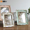 الإطار 5 6 7 7 بوصة 8 بوصة مرحلة الإبداع Poto Frames American Made Old Minimalist Home Studio Resin +Glass +Wood Photo Picture Frame