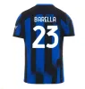 23 24 Maglie da calcio Lukaku Barella Correa Inters Milan Giroud Ibrahimovic Lautaro Milans Theo Brahim Shirt da calcio 2023 2024 UNIFICI