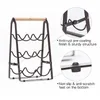 Kitchen Storage Metal Wine Rack Countertop Folding Organize & Display Your Bottles In Style With This Freestanding Iron Bracket For Pantry