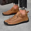 Large Mens Mid Top Martin Boots Outdoor Casual Shoes Workwear Sewn
