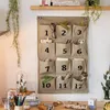 Aufbewahrungsbeutel Gartenwerkzeugtasche Leinwand Wandhänge mehrpockets Sundies Multifunktionsraum Organizer