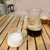 ワイングラスノルディックヴィンテージインウインドグラスストライプ小さなミルクカップコーヒーポットはコンテナソースかわいいカップを追加できます