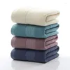 Towel 2PCS Thickened Cotton Bath Increases Water Absorption Adult Solid Color Soft Affinity Face