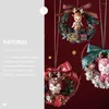 Flores decorativas 5 Pcs Decorar Rattan Garland Flower Flowers Rama de la vina Marco de corona floral