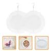 Decorative Figurines 2Pcs Sublimation Wind Spinner Blank DIY Hanging Ornament Metal