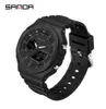 Sanda Casual Men039s Watch 50m Imperproof Sport Quartz Watch for Male Wristwatch Digital G Style Shock Relogie Masculino 22063613916