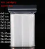 100pcs extra Heavyduty Reclosable Plastic Packaging Facs Strong Poly zip Lock Zipper Clear Clear Zip Lock Lock Sixists 5965822