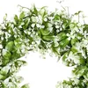 Decoratieve bloemen Gypsophila krans zomer elegante kunstmatige mode hangende ornament bloem voor feest patio vakantietuin buiten