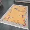 Carpets 6'x9 'Art à la main Tapis de décoration chinois Tapis de laine sculptée chinois (CNW34)