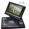 Speler 7,8 inch tv Home Car DVD Player draagbare HD VCD CD MP3 HD DVD Player USB SD -kaarten RCA Portable Cable Game 16 9 Rotate LCD -scherm