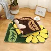 Carpets Flocking Absorbent Floor Mat Cartoon Door Non-skid For Entering Bathroom Rugs