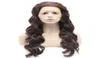 Long Wavy Dark Auburn Chermy Friendly Natural Lace Lace Front Synthetic Wig2845491