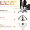 Juicers Premium Quality Professional Citrus Juicer Manual Citrus Press et Orange Squeezer Metal Lemon Squeezed Duty Duty