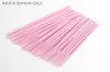 50Pcs EyelashesBrushes Disposable Eyebrow Brush Mascara Wands Applicator Clean Makeup Tools Eyelash Extension Spiral portable cur7582821