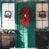 Decorative Flowers Christmas Wreaths For Front Door Outdoor Wreath Battery Operated 16 Inch Ornaments With Led Lights