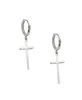 925 Sterling Silver Cross Designer Luxury Earrings for Women New Trend Lady Fashion Jewelry Pendientes Mujer Gifts9736545