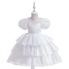 Girl Dresses Baby Girls Dress Fashion Party For Cute Puff Sleeve Christmas Little Princess Birthday Gift Kids Clothes