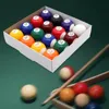 16PCSSet Billiard Ball Table bilard Mini basen piłka 32 mm dzieci bilardowa zabawka do ćwiczeń Pokoje gier komputerowe 240408