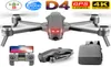 D4 DRONE GPS Quadcopter HD 4K FPV 600m WiFi Live Video 16 km Distanza di controllo Flight 30 minuti Mini Drone con fotocamera Dron Toys9123276