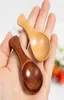 Small Wooden Salt Spoons Solid Wood Condiments Spoon Handmade Honey Teaspoon Seasoning Sugar Coffee Tea Jam Mustard Ice Crea527I269654030