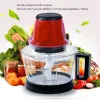 Blender 3L Greante de carne de grande capacidade Spice Garlic Chopper elétrico Máquina de picada automática Máquina de moer de alimentos Processador de alimentos