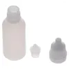 Bouteilles de rangement 50 pcs huile essentielle liquide rechargeable 15 ml de gouttes comprises en plastique comprimées