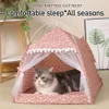 Lit de tente pour animaux de compagnie pour chat house confort