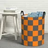 Сумки для стирки Теннесси апельсиновый и дымный серый шахер грязные корзины складываемые большие водонепроницаемые одежды игрушки для хранения хранения