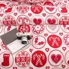 寝具セット52ピンクハート3/4PCS幾何学的パターン大人向けの贅沢セット