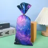 Partydekoration 10-50pcs Galaxy Geschenktüten behandeln Außenraum Plastik-Süßigkeiten mit Twist Bindes Kinder Geburtstag Babyparty