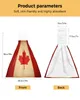 Ręcznik Kanada Flaga Vintage Tekstura ręczniki Ręcznie Home Kuchnia Łazienka Wiszące szklanki Pętle Szybki suchy miękki chłonność