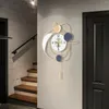 壁時計27.95インチクロック大型3Dメタルハンギングサイレントモダンクリエイティブアートギフトオフィスリビングルームの家の装飾