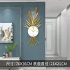 Wanduhren Uhr Uhr Leicht Luxus moderne minimalistische Wohnzimmer Mode Kreative Dekoration Wall montiert