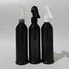 Butelki do przechowywania 20pcs 250 ml pusta czarna pompa sprayu kosmetyczne płynne pojemniki na spryt butelkę sprayerowa butelka do czyszczenia domu