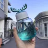 Kieliszki do wina Ins Fashion proste portywacze 3D Wysoka borokrzewnik szklany przenośny przenośny kubek dziewczyna serce słodkie