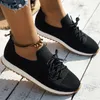 Scarpe casual Donne donne a maglia a colori solidi Mesh sneaker comodi trasparenti slittamento piatto per le donne appartamenti