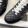 Scarpe da tavola Sneaker casual per donne agnskin Diamond Pattern Fashion Baseball Scarpe allacciate da tennis eu35-40 scarpe da corsa