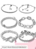 100% 925 Bracelets en argent sterling pour les femmes Bracet de chaîne de liaison de luxe Fashion Fit Charms Perles Fine Bijoux Gift Envoyer un sac à poussière Gift8991016