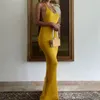 Casual jurken Europese en Amerikaanse sexy veter zonder achtergrondloze halterjurk mode elegante slank fit figuur flatterende lange vrouwen