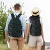 Backpack Hives PIRN Sechseck -Thema elegante Rucksäcke Jugendtraining atmungsaktives High School -Taschen Designer Rucksack