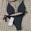 Damen Bikinis Luxus Strass Badebekleidung sexy Rückenless Frauen Badeanzug Badeanzug hochgrad