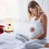 フレームソノグラム額縁妊娠中の母親の形のカウントダウン週のための妊娠発表ジェンダー明らかに