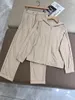 Women's Two Piece Pants Spring Combed Cotton Casual Sporty Suit