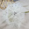 装飾的な花偽の白い花人工タンドリオンボールブランチガーデンウェディングパーティーホームデコレーション