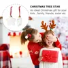 Decorative Figurines 6pcs Christmas Po Ornament Round Clear Ornaments Xmas Individual Picture Frame Tree Hanging Pendant For Holiday Party