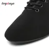 Scarpe da ballo da ballo da uomo latino sneaker jazz per professionista a basso tacco o esercitazioni ballando 2,5 cm tacchi